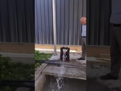 Alto rendimiento 80 PSI de acero inoxidable bomba de diafragma de 100m cabeza neumática operada