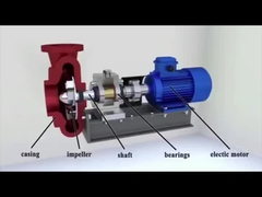 Bomba centrífuga de lodo y arena 380-480v Fabricación de celulosa