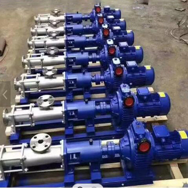 Bomba de rosca 1.5kw de la depuradora de aguas residuales de la bomba del barro durable