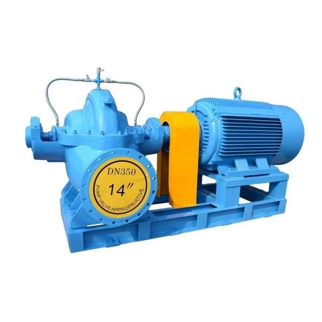 bomba de succión doble de la sola etapa 22-1800kW, bomba de agua eléctrica del alto flujo ISO9001