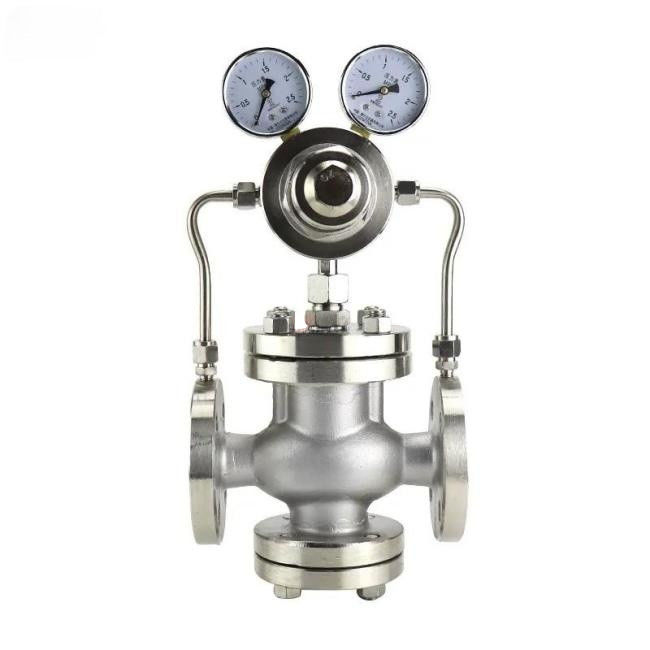 Piloto de acero inoxidable Piston Type Valve, válvula del gas de WCB de descarga manorreductora