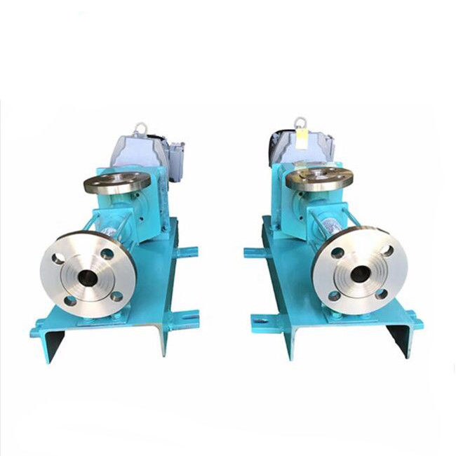 Bomba de transferencia de aceite pesado doble de la viscosidad del sello mecánico de la bomba de tornillo de la alta cabeza 1.5kw