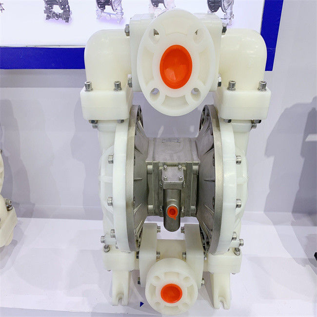 12m3/h Flujo 50m Cabeza Bombas de diafragma de aire de ingeniería plástico para productos químicos