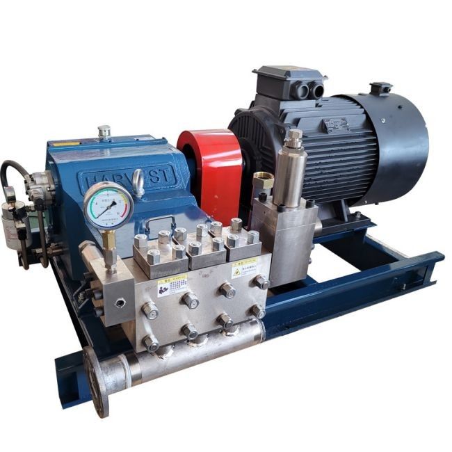 1000-3000 RPM Frecuencia de 60 Hz bomba de pistón / bomba de inyector de alta presión con cilindro único